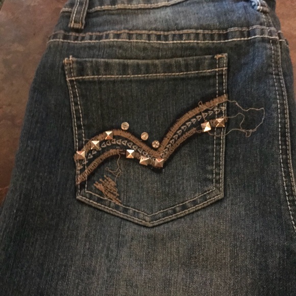 Blue jean shorts - Picture 3 of 4